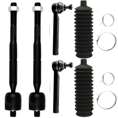 6x Extremo de barra de amarre exterior interior delantero para 04-07 Toyota Highlander 04-06 Lexus RX330 Foto 1 de 4