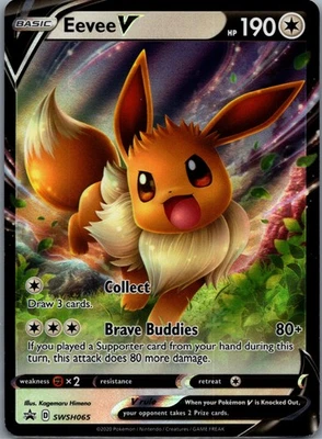 Eevee V - Holo Promo SWSH: Sword & Shield Promo Cards SWSH065 NM - Image 1 of 2