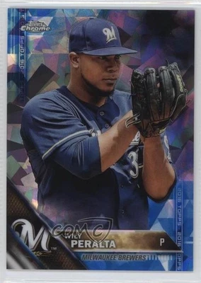 2016 Topps Box Set Chrome Sapphire Edition /250 Wily Peralta #414 - Image 1 of 2