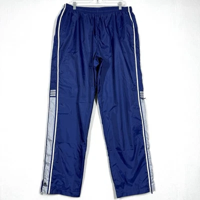 Pantalones deportivos Adidas vintage para hombre XL Y2K cortavientos malla forrada logotipo holgados 2002 Foto 1 de 4