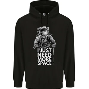 I Just Need More Space Funny Astronaut Childrens Kids Hoodie - Picture 1 of 88