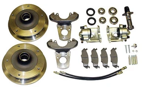 EMPI 22-2880 FRONT DISC BRAKE KIT ZERO OFFSET 5X205 FOR LINK PIN 1959 - 1965 BUG - Picture 1 of 2
