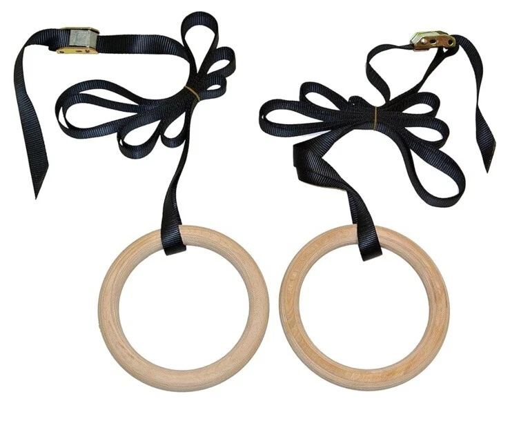 Anillos de gimnasia de madera Prosource Fit Foto 1 de 3