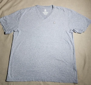 Psycho Bunny Robert Godley T-Shirt Sz 7 XL Gray V Neck Short Sleeve Pima Cotton - Picture 1 of 17