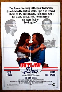 Póster de la película Outlaw Blues - It's a Crime to Steal Someone's Hit Song - 1977 - Imagen 1 de 1