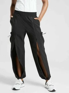Athleta Stay Fly Hose, neu ohne Etikett, Large Tall, schwarz, Training/Wandern/Sport P-1 - Bild 1 von 6