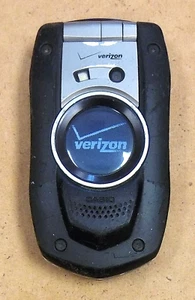 Casio Gz'One Boulder C711 - Black and Silver ( Verizon ) Very Rare Flip Phone - Picture 1 of 5