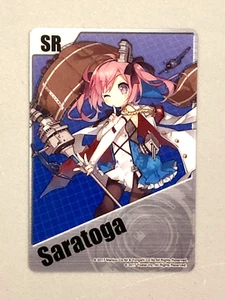 Tarjeta de plástico Saratoga - SR - Azur Lane Manjuu - Imagen 1 de 1