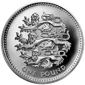 Great Britain UK £1 Pound 2002 Silver Proof 'England w/the Three Lions' Box/CoA - Picture 1 of 3