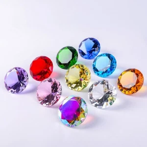 60MM cristallo diamante fermacarte in vetro, regali di San Valentino, Wedding Home Decor - Foto 1 di 38