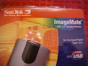 SanDisk Imagemate USB 2.0 Reader Writer CompactFlash Type I & II SEALED PLASTIC - Picture 1 of 4