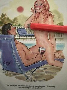 Anwalt lustige Zeitschrift Anzeige Comic AKT - Bild 1 von 1