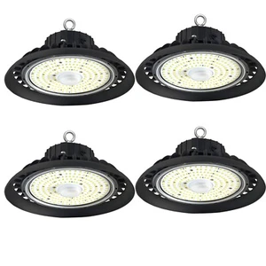 4PACK 100W UFO LED High Bay Light Commercial Light IP65 Waterproof 13000 Lumen - Picture 1 of 10