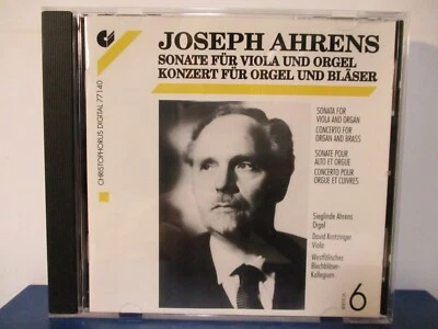 JOSEPH AHRENS - Sonata For Viola and Organ - CD - MINT condition - E24-3540 - Image 1 of 3