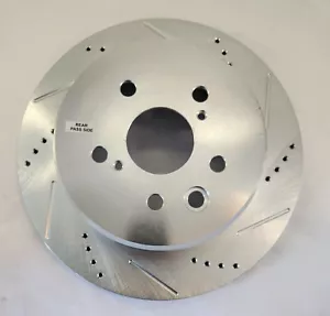 Power Stop - JBR1570XR - RR Drilled & Slotted Rotors - fits 2013-20 Lexus Models - Picture 1 of 3