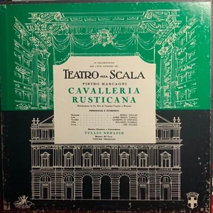 MASCAGNI-CAVALERIA RUSTICANA-LA SCALA-ORIGINAL ANGEL 2-LP VINYL BOX SET-USED - Picture 1 of 5