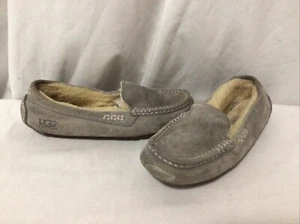 UGG Women's Ansley 3312 Slip On Moccasin Slippers Size 6 Gray EUR 37…...S152 - Picture 1 of 9