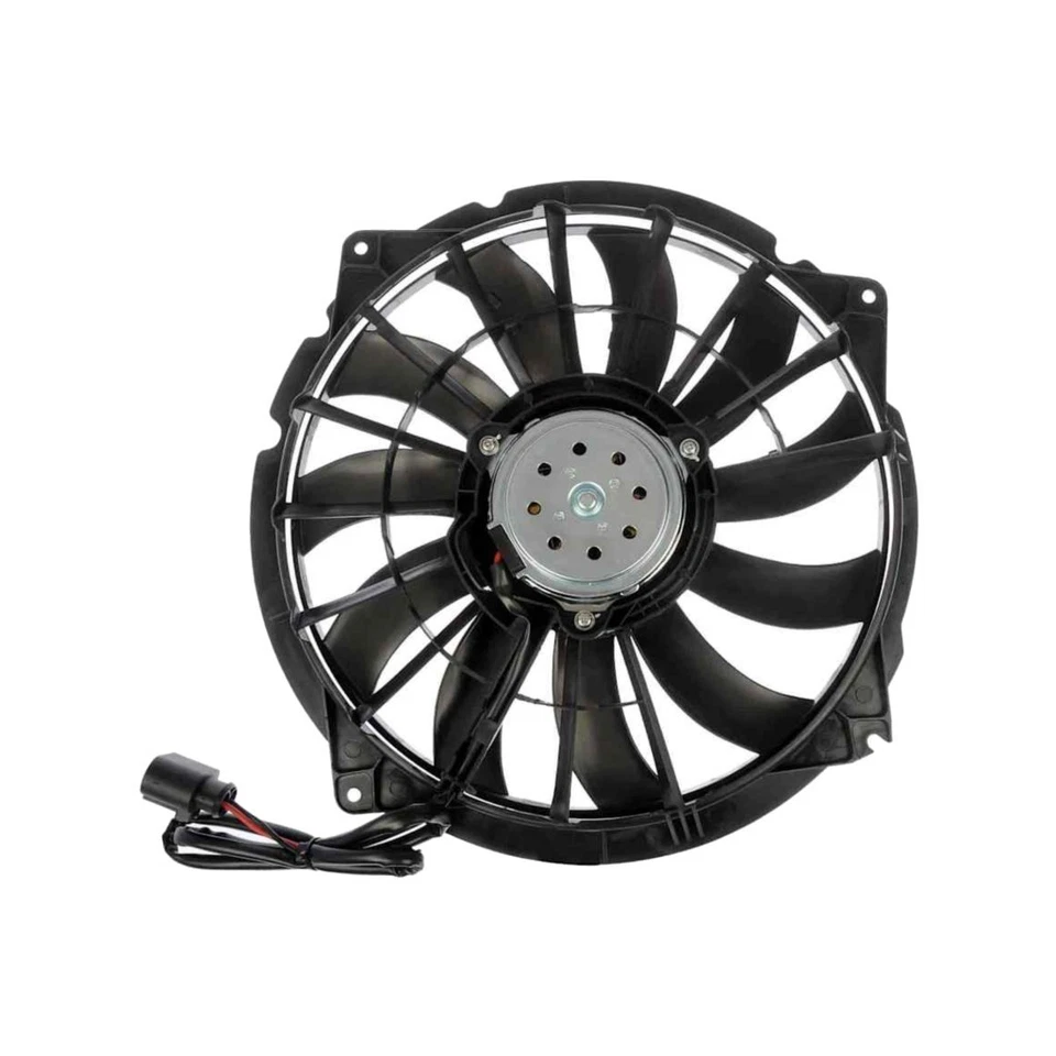 For Audi RS4 2007 2008 Radiator Fan | Plastic | Brushed Motor Type Black Shroud Foto 1 de 4