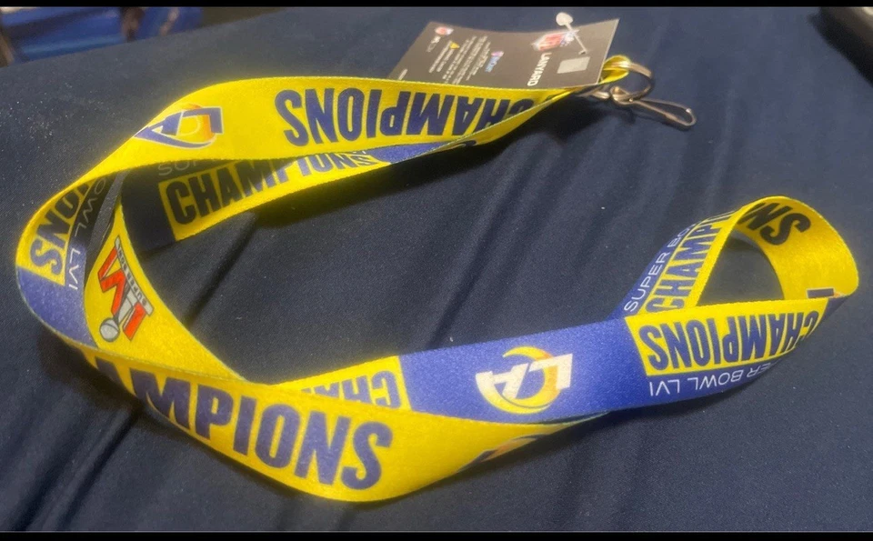 Cordón Los Angeles Rams Super Bowl 56 LVI Champions Foto 1 de 1