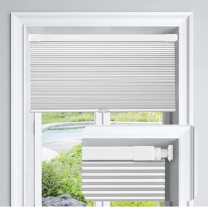 LazBlinds Cordless Cellular Shades, No Tools No Drill Blackout 23'' W x 48'' H - Picture 1 of 9