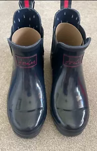 Joules Damen Wellibob Stiefeletten Gummistiefel - Navy Glanz - Erwachsene 7 - Bild 1 von 5