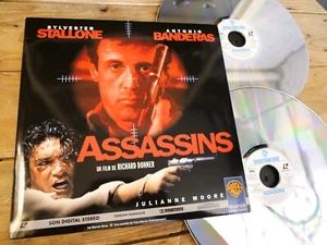 ASSASSINS LASERDISC LD PAL SYLVESTER STALLONE ANTONIO BANDERAS 1995 - Picture 1 of 10