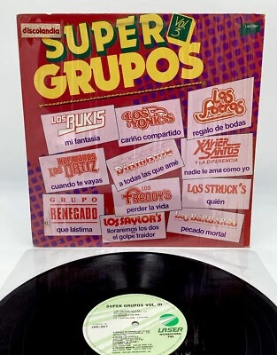V/A 1985 LASER RECORDS MEXICO MUSIC COMPILATION “SUPER GRUPOS vol.3 “LOS BUKIS” - Image 1 of 4