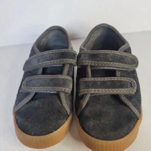 ZARA Boys Suede Shoe European Size 26 Charcoal Gray - Picture 1 of 10