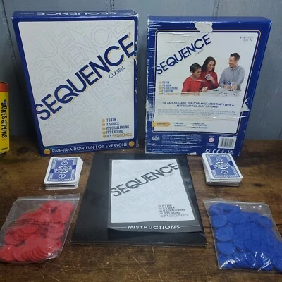 Jax 8002 Sequence Board Game missing green chips - Image 1 of 4