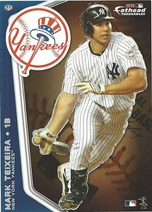 MARK TEIXEIRA NEW YORK NY YANKEES FATHEAD TRADEABLES 2010 REMOVABLE STICKER #33 - Picture 1 of 3