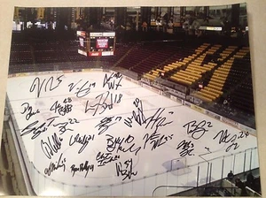 2014-15 MINNESOTA GOLDEN GOPHERS equipo de hockey firmado 16x20 21+ Wilcox, carnaval - Imagen 1 de 1
