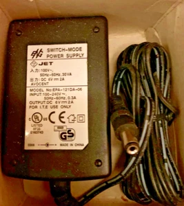 *NEUF* ENG EPA-121DA-06 Alimentation en mode commutateur, sortie DC 6V 2 A - Photo 1/1