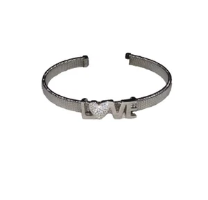 Pulsera LOVE Fashion Jewerly Cuff color plata  - Imagen 1 de 8