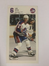 Jim Kyte  Jets  IGA  Postcard Winnipeg Jets
