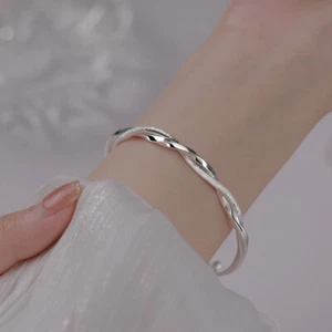 Women 925 Sterling Silver Bracelet Bangle Ladies Jewelry Christmas Gift For Her - Picture 1 of 10
