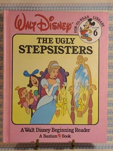WALT DISNEY'S Beginning Reader 1986 THE UGLY STEPSISTERS Book Hardcover (#6) - Picture 1 of 2
