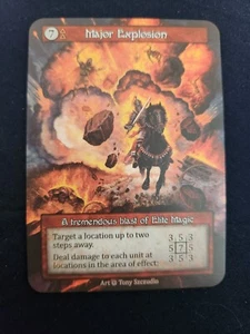 Sorcery: Contested Realm TCG - Major Explosion - Non Foil Alpha Elite  - Bild 1 von 2