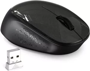 Portable Wireless Mouse, 2.4GHz Silent with USB Receiver, Optical USB Mouse - Picture 1 of 35