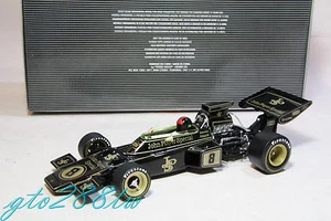 Quartzo 1:18 Lotus 72D JPS F1 1972 British GP Winner Fittipaldi w/Firestone mark - Picture 1 of 6