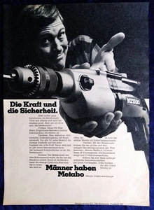 Metabo "Metabomatic" Bohrmaschine, originale Werbung aus 1973 - Picture 1 of 1