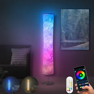 Torchlet Floor Lamp, RGB Floor Lamp with 16 Million DIY Colors and Scene Mode... - Picture 1 of 6