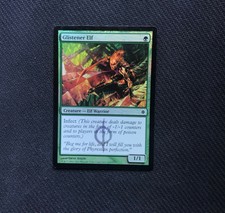 MTG 1x Glistener Elf Foil LP/MP- New Phyrexia 111/175