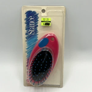 Vintage 1990s Stance Hair Brush Two Tone Purse Cushion - Picture 1 of 3