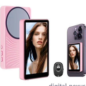 Phone Vlog Selfie Monitor Bluetooth Remote iPhone/Android Vlog Live Stream - Photo 1/12