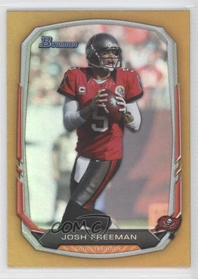 2013 Bowman Gold Rainbow Foil /75 Josh Freeman #76 - Image 1 of 2