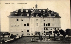 Postal Simbach am Inn, vista del Instituto Marienhöhe, lado del jardín - 4118885 - Imagen 1 de 2