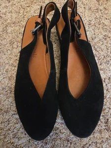 Gentle Souls by Kenneth Cole Damenschuhe hinten Wildleder flache Schuhe 8M - Bild 1 von 7
