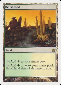 MTG Brushland  - 9th Edition #319 - Foto 1 di 1
