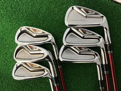 TaylorMade R9 Iron Set 5-9,Pw 6pc Flex Stiff Motore 60 Graphite - Image 1 of 4