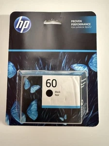 HP 60 Black Ink Cartridge — Sealed, Brand New (Expired April 2024) - Picture 1 of 4
